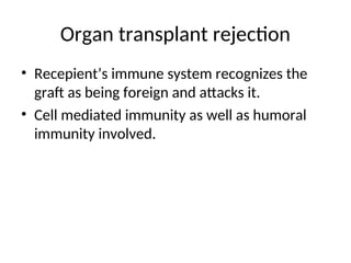Comprehensive Overview of Organ Transplant Rejection and Immune ...