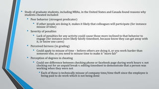 The Pressure To Succeed Starts Early
• 87% of undergraduate business students admit to cheating on exams
Knowledge is NOT Enough:
• knowledge-doing gap identifies the gap between what people know and what they actually do
• Just because someone knows what to do, doesn’t mean they will act in that manner
Multiple skill sets are necessary to Succeed
The Importance of Winning at Work
 