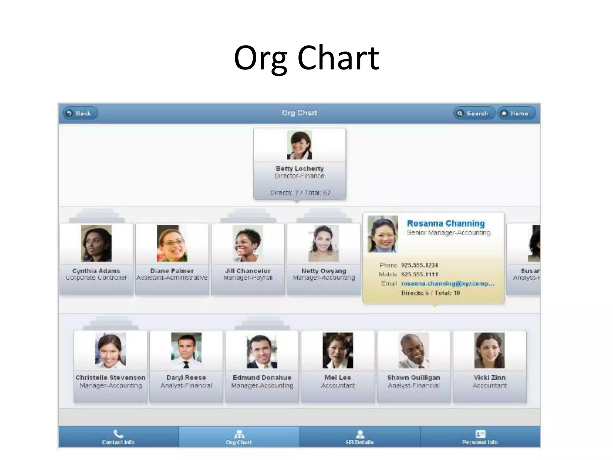 Org Chart
 