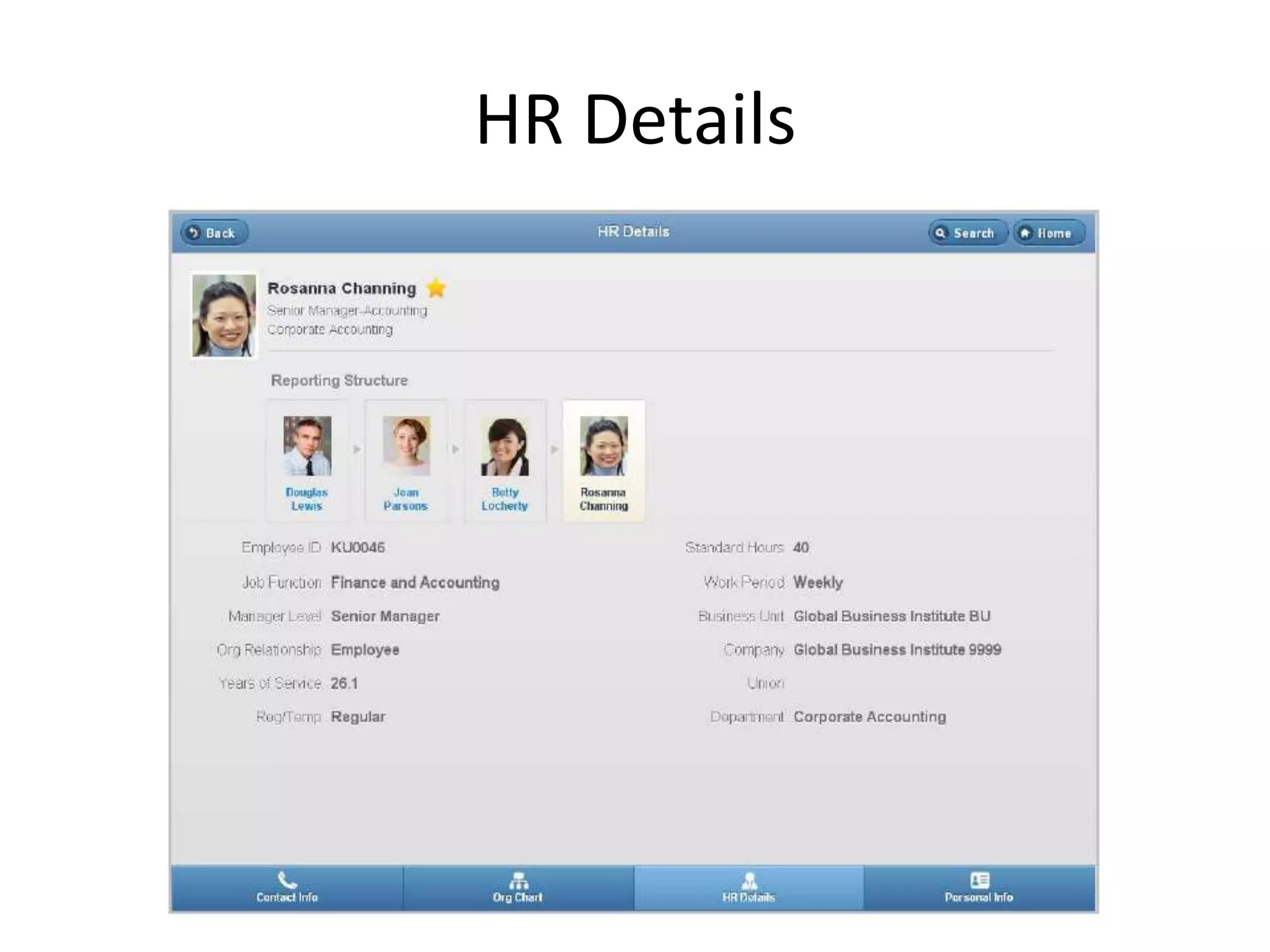 HR Details
 