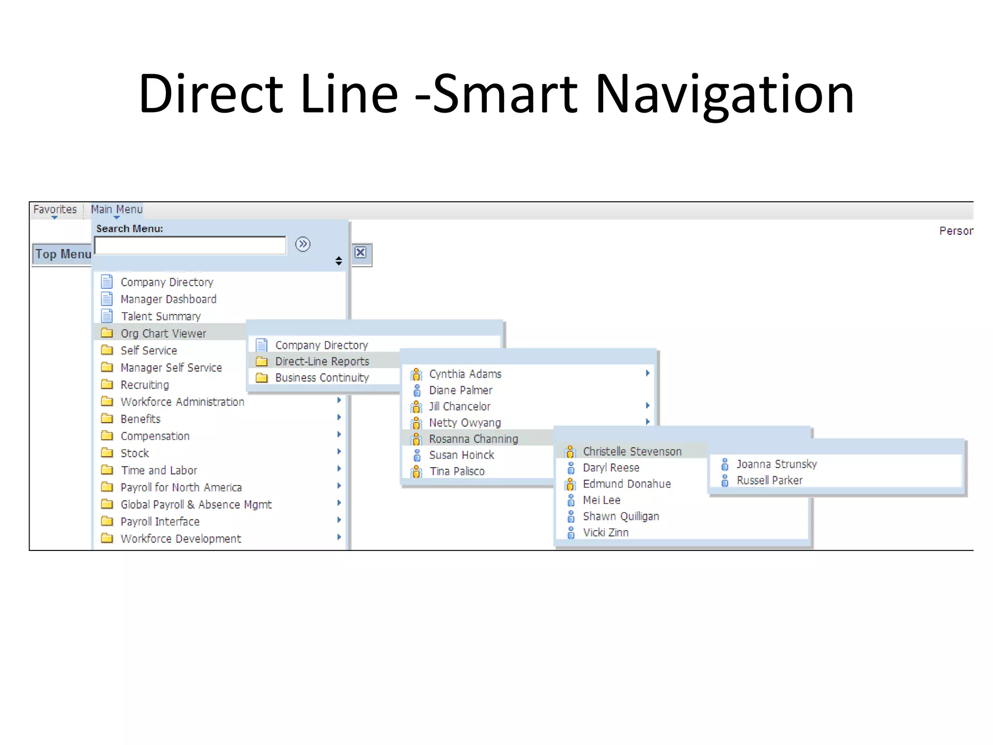 Direct Line -Smart Navigation
 