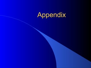Appendix
 