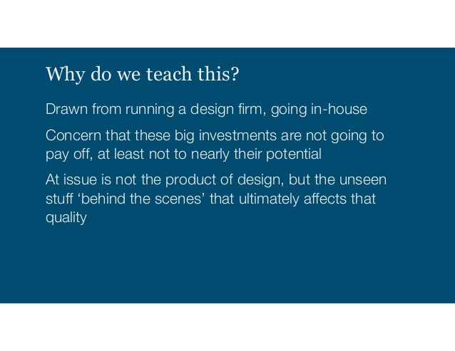 Org Design For Design Orgs The Workshop