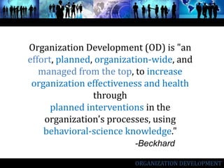 organizational development | PPTX