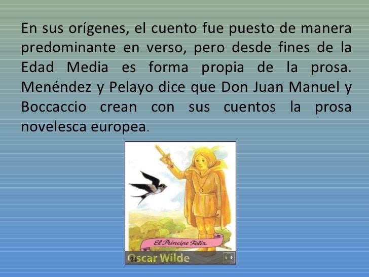 Orígenes Y Evolución Del Cuento