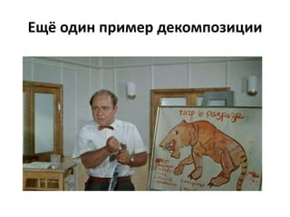 Подробнее о декомпозиции целей
организации
Читайте на страницах сайта stratego.ru
Перейти на страницу статьи>>>