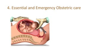 4. Essential and Emergency Obstetric care
 