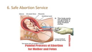 6. Safe Abortion Service
 