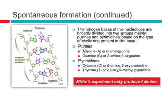 Type Ring Base Orgin of life | PPTX