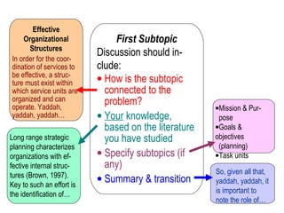 Subtopic Meaning Orglitrev | PPT