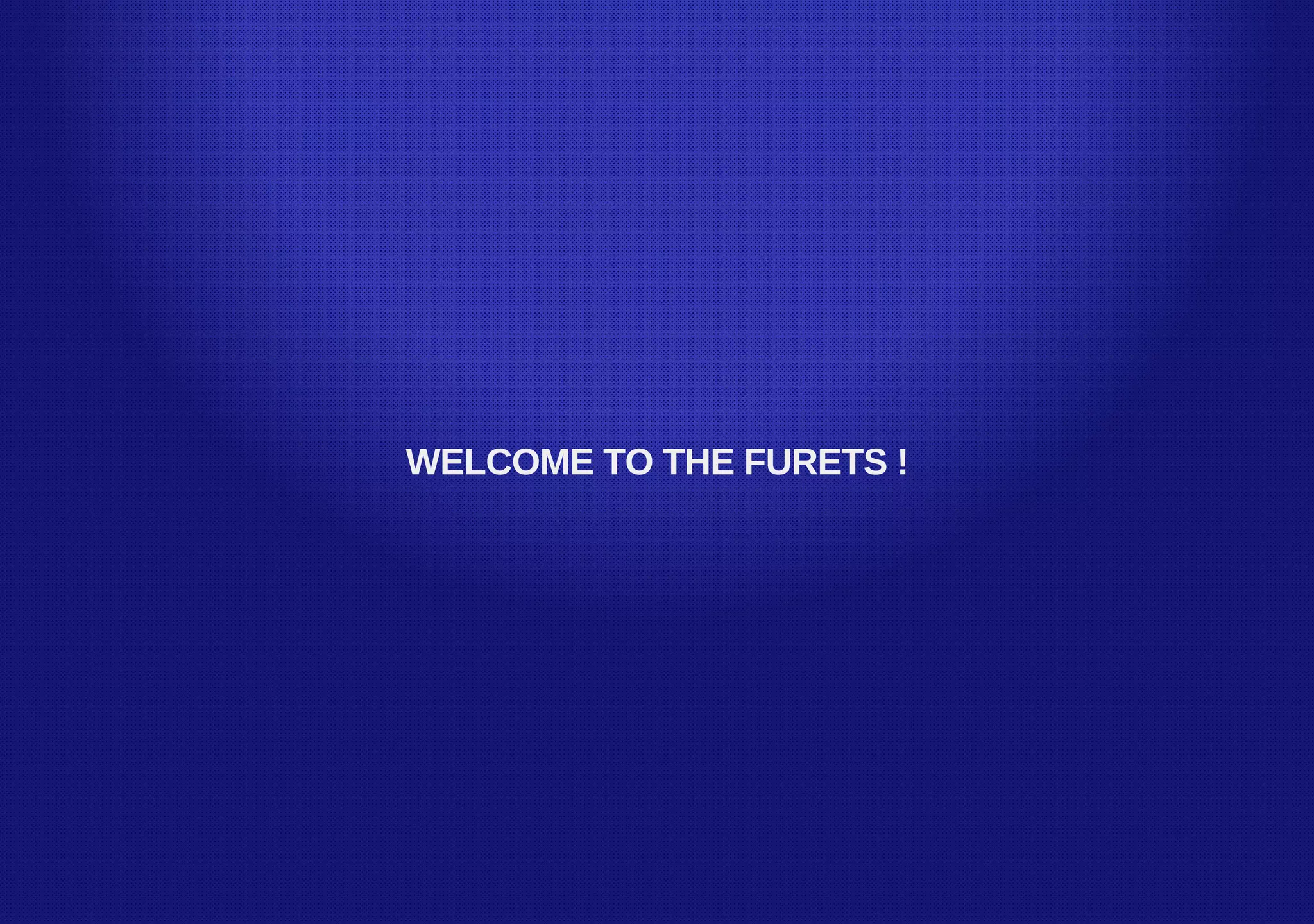 WELCOME TO THE FURETS !
 