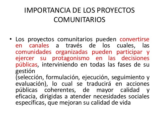 Cual Es La Importancia Del Desarrollo Comunitario