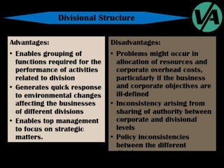 Organizational Structures