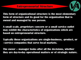 Organizational Structures