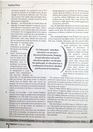 RSS Organiser lies on Ambedkar | PDF