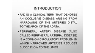 org Peripheral Arterial Disease 1.pptx t | PPTX