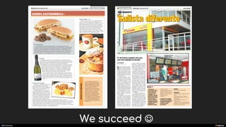 manoelp
We succeed J
7Quinta-feira, 29 de dezembro de 2011 ESPAÇO GOURMETJornal de Brasília
AGENDA GASTRONÔMICA
FESTA DA VIRADA
No Réveillon, o Restaurante Le Jardin abrirá
as portas para celebrar esse momento tão
especial. Será a “Festa da Virada Le Jardin”, que
começa às 21h30, com a presença do DJ Bené,
tocando os clássicos dos anos 1980.
O cardápio preparado para a virada inclui
bufê de entrada com pastas, frutas natalinas,
embutidos espanhóis, patês e terrines variadas,
salada de lentilha, salada de fusili com salmão
defumado e a tradicional pocheta italiana. Há
exceção de bebida alcoólica, mas refrigerante e
suco integram o pacote. O jantar será servido
à francesa, onde o cliente escolherá uma das
seguintes opções: filé aos cogumelos com purê de mandioquinha; filé ao malbec e arroz com
amêndoas laminadas; robalo sobre leito de alho poró e cogumelos paris ao beurre blanc; risoto de camarão;
nhoque ao ragu de cordeiro; ravióli de muçarela de búfala ao perfume de limão siciliano e molho pomodoro
rústico; paleta de cordeiro servida no próprio molho e pure de mandioquinha. E depois haverá verrine –
nomenclatura dada a pratos servidos em copos, normalmente pequenos – como sobremesa, de vários sabores.
Valor: R$ 180 por pessoa. Informações: www.lejardindugolf.com.br.
CAVAS
As gôndolas da rede Pão de Açúcar se preparam para o Réveillon recheadas de
opções da bebida favorita da época: o espumante. Dentre os lançamentos para este final
de ano está a cava Clos de Torribas (750ml), espumante espanhol produzido ao mesmo
método da champanhe. O Grupo Pão de Açúcar possui exclusividade de
comercialização da marca no Brasil e a traz pela primeira vez ao País nos tipos Demi
Sec e Brut. O preço sugerido é de R$ 30. Elaborado com varietais típicos, Macabeo,
Xarel'o e Parelada, a Cava Brut Clos de Torribas possui coloração palha claro e
apresenta aromas cítricos delicados. “No paladar, é um espumante com ótimo
final. Sua agradável refrescância se deve a acidez muito equilibrada. Queijos
delicados e presunto cru são grandes companhias para essa cava”, explica o
enófilo e consultor de vinhos do Pão de Açúcar, Carlos Cabral.
Já a Cava Demi Sec Clos de Torribas é elaborado com os varietais Macabeo,
Xarel'o e Parelada. O resultado é uma cava de coloração palha clara com notas
douradas e aromas remetendo a frutas cítricas frescas e notas delicadas de flores.
“O açúcar está bem equilibrado com a acidez. Queijos servidos com geleia de
frutas amarelas ou presunto cru com melão são ótimos acompanhantes”, ensina
Cabral.
VANITTONE - F4
Em clima de fim de ano, as lojas do Vanilla Caffè voltaram
a servir uma das delícias típicas da casa neste período, o
Vanittone. E desta vez o minipanetone está diferente: conta com
recheio trufado e cobertura de chocolate. Aberto em julho de
2006, o Vanilla Caffè foi criado por um grupo de empresários
que descobriram no mercado de cafeterias gourmet um grande
potencial de crescimento. Além do cardápio diversificado, o
café diferenciado é uma das marcas da rede: com blend
exclusivo 100% arábica, originário do sul de Minas, o produto
recebeu certificações de origem controlada e da ABIC. O Vanilla
Caffè possui 20 lojas em oito unidades da Federação.
XIS GAÚCHO
A rede Xis Gaúcho comemora expansão em Brasília. A marca, que celebra três anos de
funcionamento neste mês, abriu uma terceira loja própria Xis Gaúcho Tradicional. O estabelecimento
possui área de 300 metros quadrados e está localizado na praça do DI, em Taguatinga. Além disso,
outras duas unidades franqueadas da rede Xis Gaúcho serão abertas no Distrito Federal: uma na
Asa Norte (inaugurada nesta semana) e outra no Grande Colorado, com previsão de abertura para a
primeira semana do ano. Os dois pontos funcionarão no novo modelo da marca, o Xis Gaúcho
Express. São unidades com uma infraestrutura enxuta e com processos de produção otimizados.
SORVETEDECAMPANHE Para começar o ano com o pé
direito, as comemorações são sempre
regadas a champanhe e muita alegria. A
chef sorveteira Rita Medeiros, à frente
da Sorbê – Sorvetes Artesanais, criou
mais um sabor de sorvete: o de
champanhe. Feito exclusivamente para
as festas de fim de ano, o sorvete passa,
também, a ser mais uma forma de
brindar. Além disso, ela acrescentou
outros sabores que combinam com o
momento, como romã, lichia, pêssego e
creme de nozes. Todos podem ser
encomendados para a ceia de Réveillon.
A Sorbê fica no endereço SCLN 405,
bloco C, loja 41. Mais informações no
site www.sorbe.com.br, ou pelo telefone
(61) 3447- 4158.
 