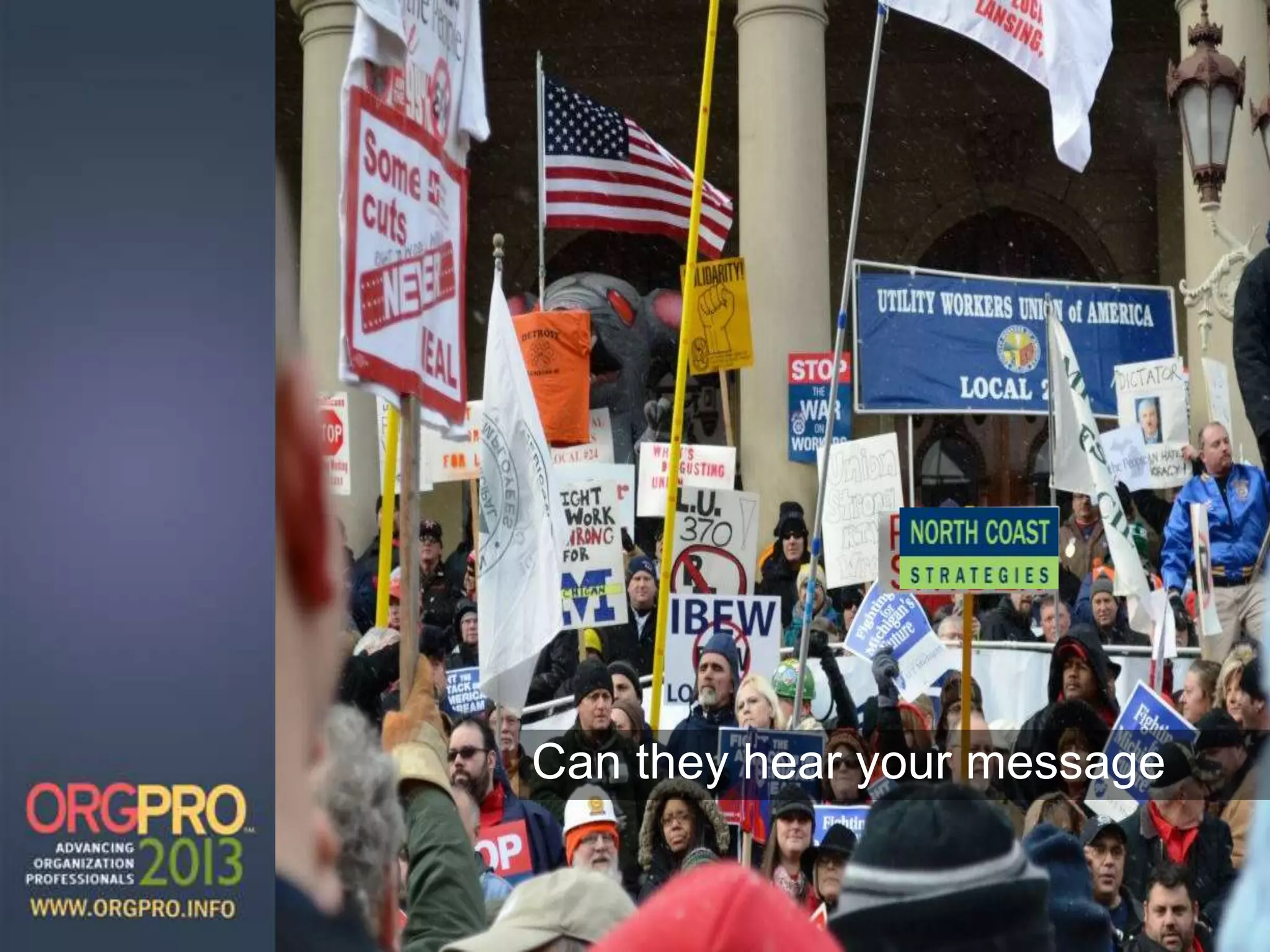 Can they hear your message
 