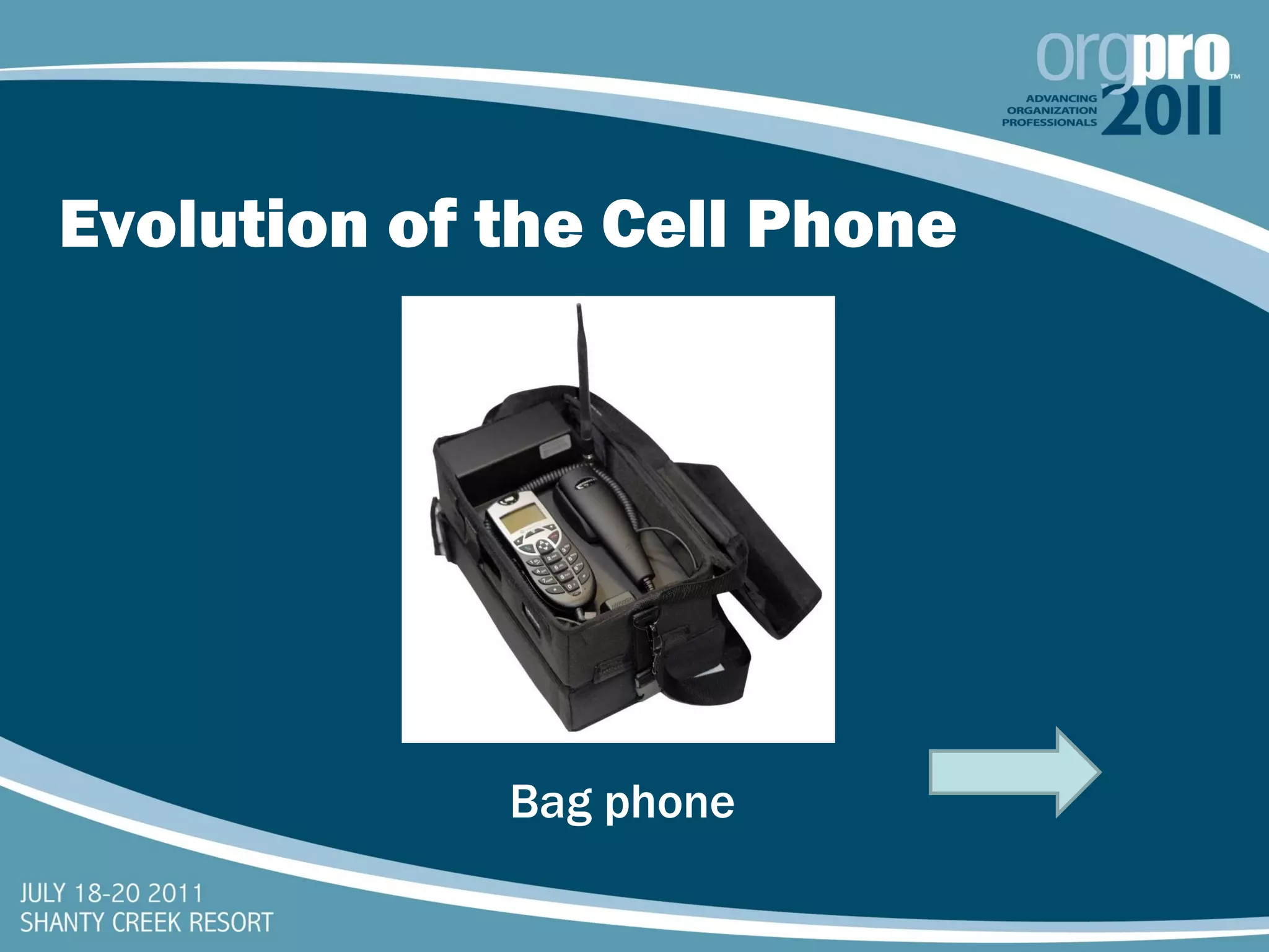 Evolution of the Cell Phone Bag phone 