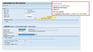 Org publisher OPSAP connector 7.0 SAP S/4hana