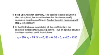 Or graphical method, simplex method | PPTX