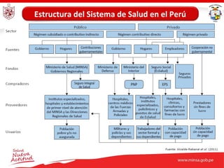 ORGANIZACIÓN DE LA SALUD PUBLICA EN EL PERU | PPT