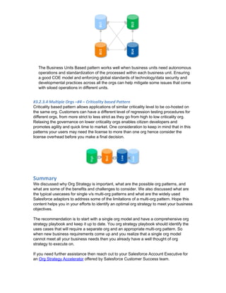 A comprehensive guide to Salesforce Org Strategy | PDF