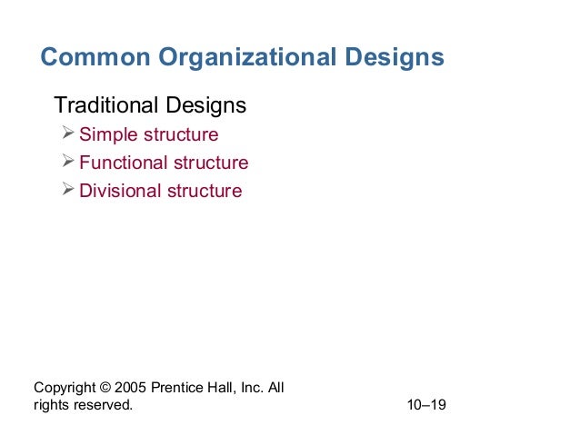 simple organizational structure