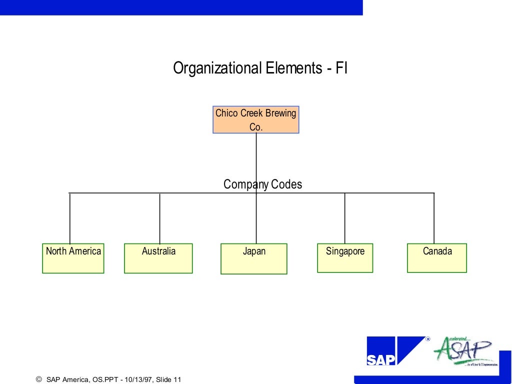 Org structure SAP