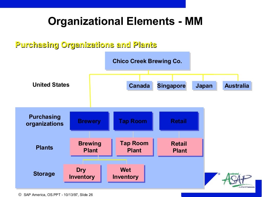 Org structure SAP