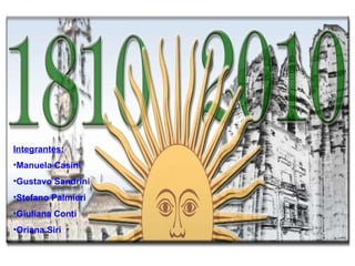 Integrantes: Manuela Casini Gustavo Sandrini Stefano Palmieri Giuliana Conti Oriana Siri 