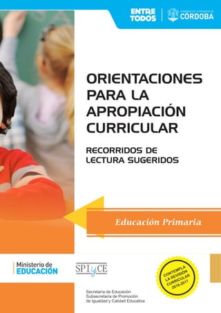 Orientaciones para la apropiación curricular - Primaria Córdoba