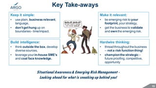 Argo Group: operationalizing emerging risk 2020 | PDF