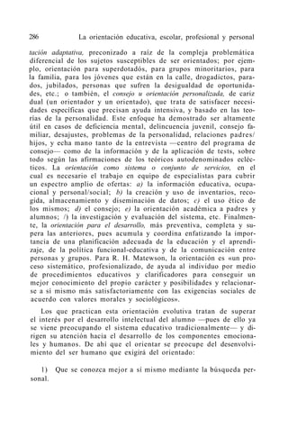 Orinetación Educativa