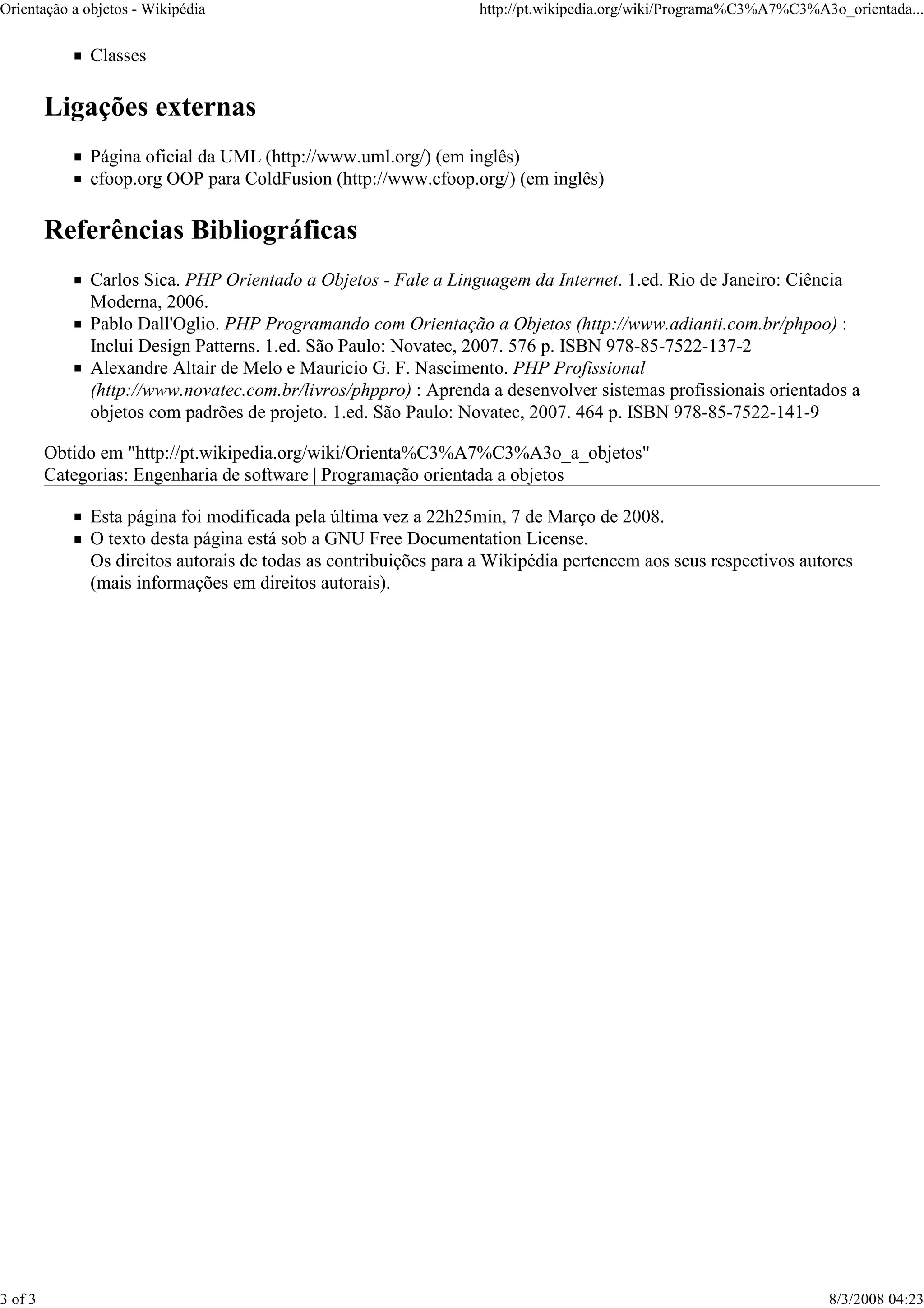Orientacao a Objetos | PPT