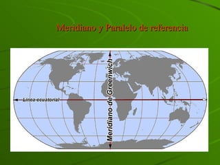 Meridiano y Paralelo de referencia 