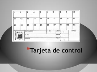*Tarjeta de control
 