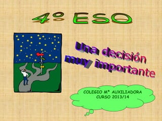 COLEGIO Mª AUXILIADORA
CURSO 2013/14
 