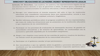 ORIENTACIÓN A PADRES DE FAMILIA PARA EL PERÍODO ESCOLAR 2025-2026 | PPTX