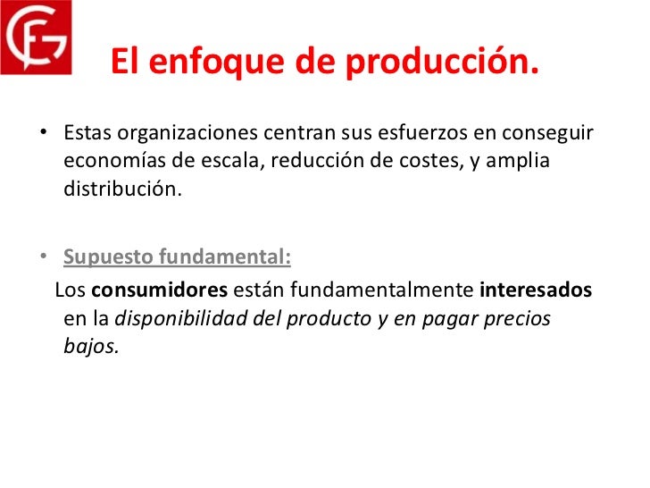 Marketing. Orientación de las empresas hacia el mercado