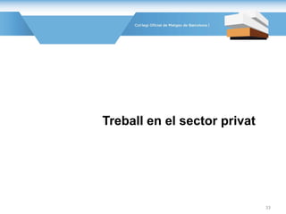 Treball en el sector privat
33
 