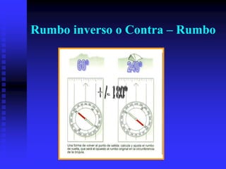 Rumbo inverso o Contra – Rumbo
 