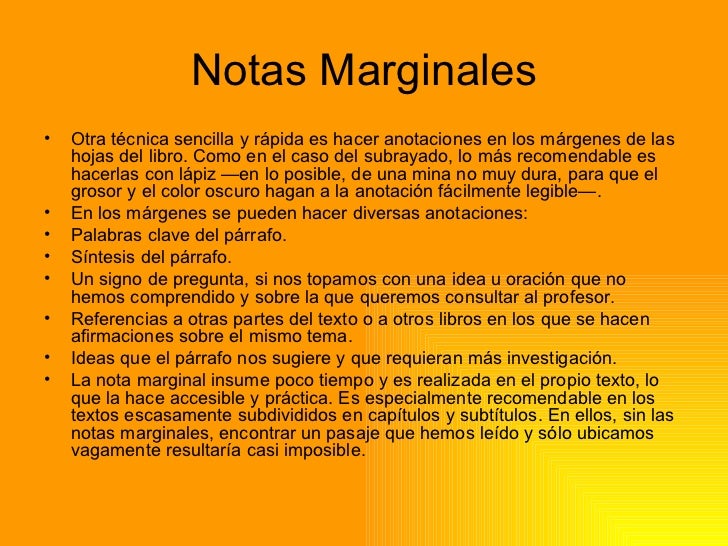 Que Son Las Notas Marginales De Un Texto Image to u
