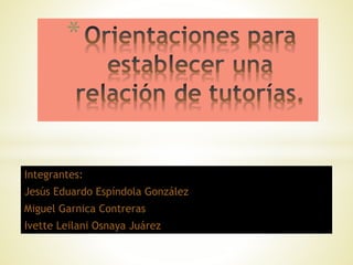 Integrantes:
Jesús Eduardo Espíndola González
Miguel Garnica Contreras
Ivette Leilani Osnaya Juárez
*
 