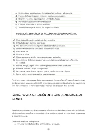 ORIENTACIONES PARA LA PREVENCIÓN, DETECCIÓN Y ACTUACIÓN EN CASOS DE ...