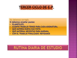 TERCER CICLO DE E.P.
 