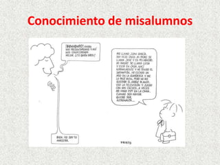 Conocimiento de misalumnos
 
