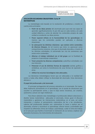 Orientaciones para la elaboración de las programaciones didácticas | PDF
