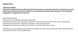 ORIENTACIONES PARA LA PREVENCION DETECCION Y ACTUACION EN CASO DE ABUSO ...