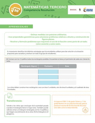 Orientaciones pedagógicas matemáticas y lenguaje